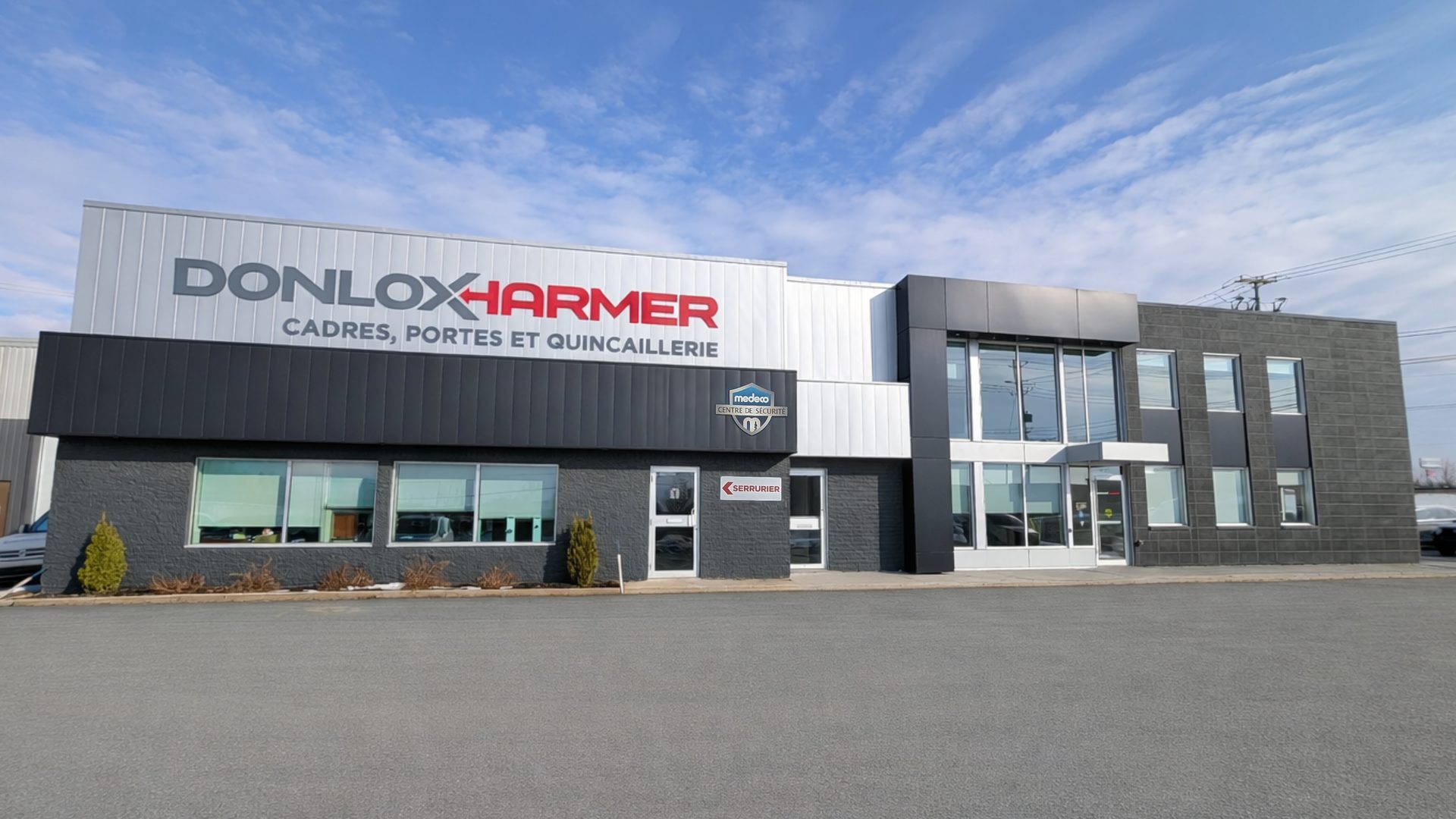 Siège social de DonloxHarmer sur le boulevard Industriel à Sherbrooke