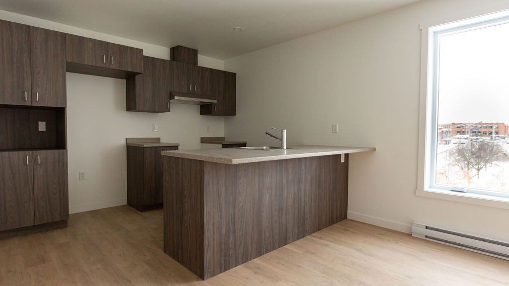 Intérieur d’une unité locative neuve